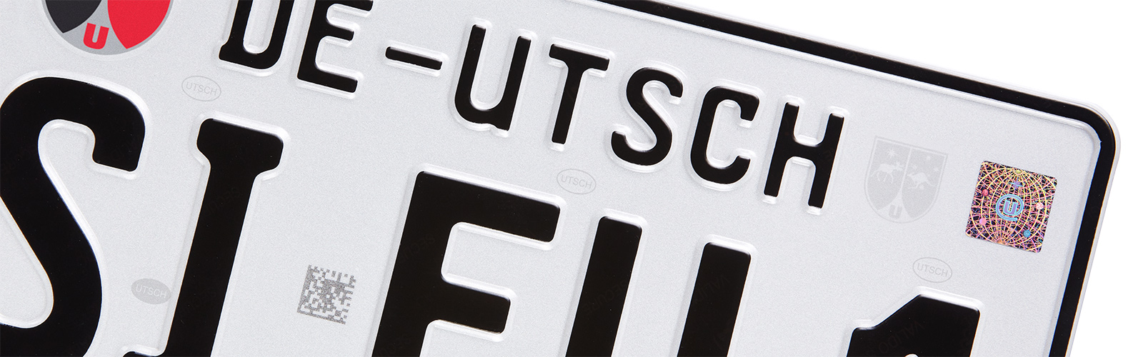 utsch number plate holder